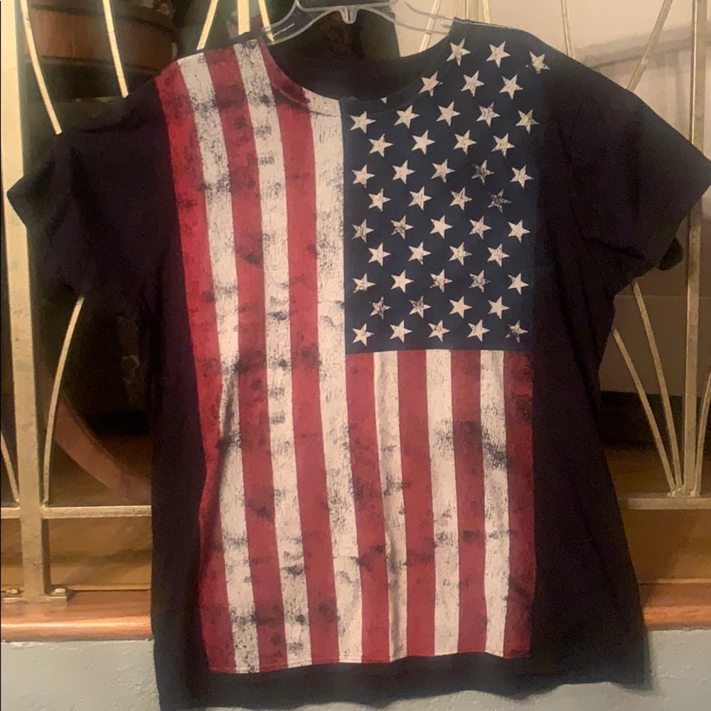 American flag T-shirt